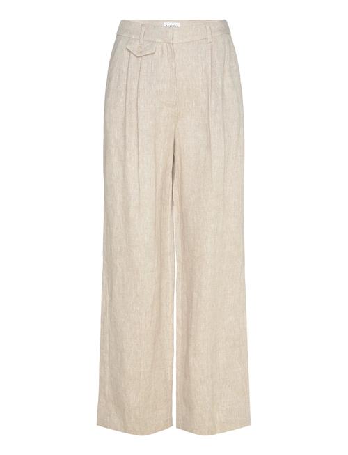 Malina | Yana Tailored Wide Linen Pants | 42