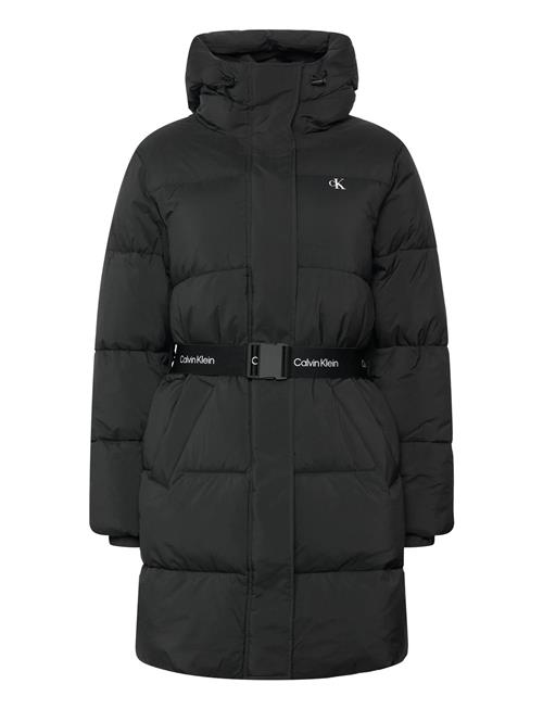Calvin Klein Jeans | Belted Midweight Long Puffer | XXS
