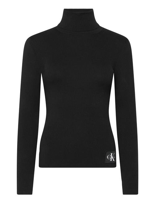 Calvin Klein Jeans | Woven Label Roll Neck | XS