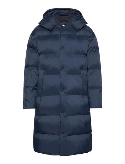 Calvin Klein Jeans | Ls Long Length Hooded Nylon Puff | L
