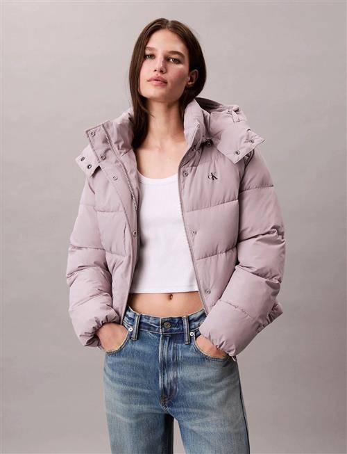 Calvin Klein Jeans | Matte Monologo Mw Short Puffer | XS