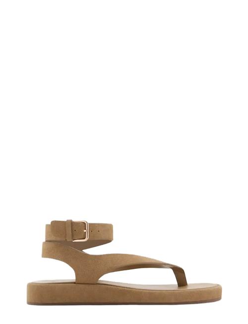 Mango | Split Leather Sandals With Buckle | 39