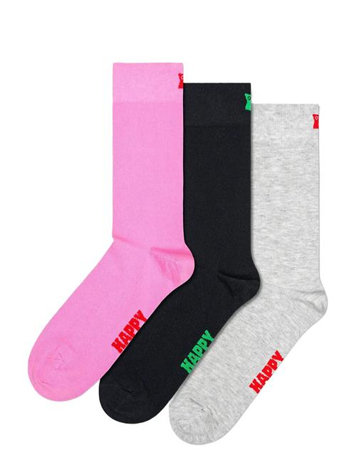 Happy Socks | 3-Pack Solid Socks | 36-40
