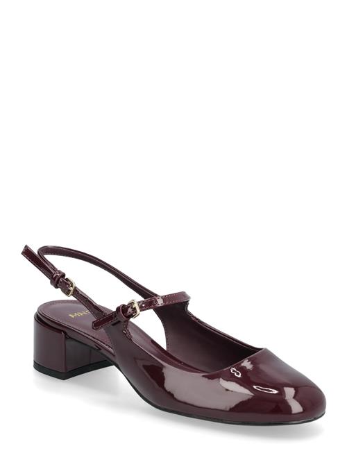 Mango | Patent Leather Block-Heel Shoes | 36