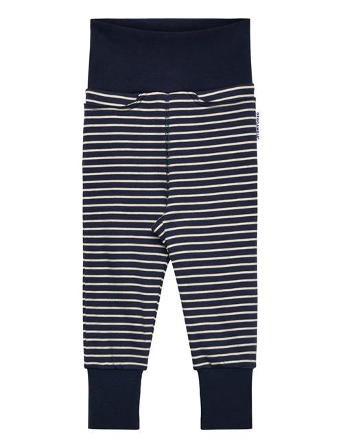 Geggamoja | Baby Pants Navy Beige Stripe | 50/56