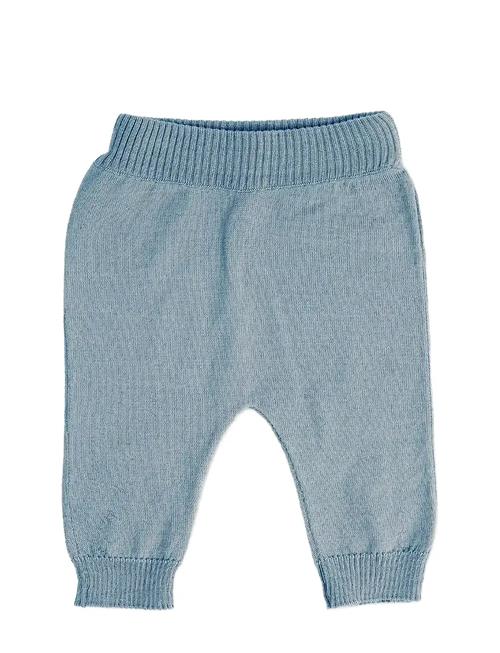 Smallstuff | Pants, Flat Knit Merino Wool, Blue | 80/86