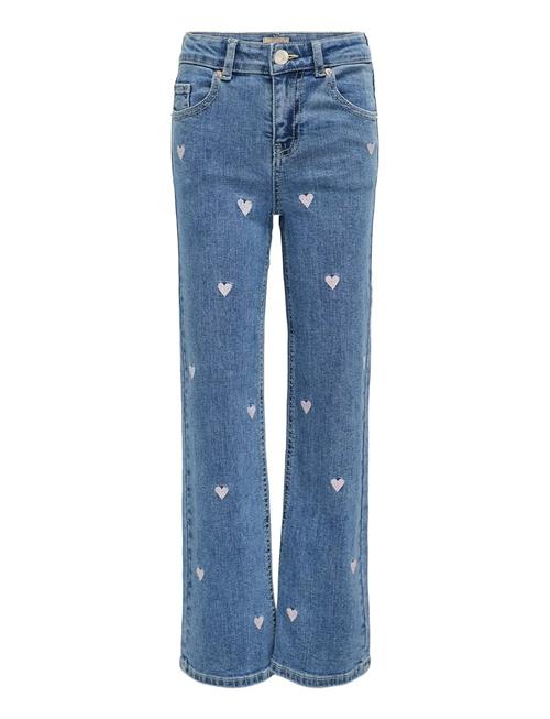 Kids Only | Kmgjuicy Wide Leg Heart Emb Jeans Noos | 104