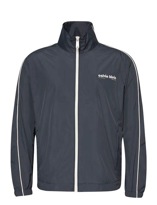 Calvin Klein Jeans | Ls Crinkle Stand Collar Track Ja | L