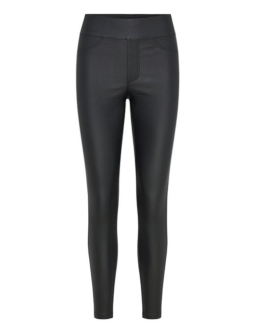 Bubbleroom | Push-Up Coated Slim Trousers | 36