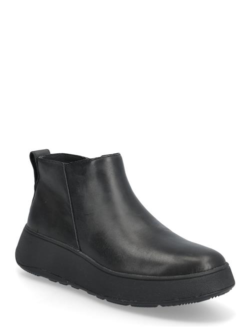 FitFlop | F-Mode Leather Flatform Zip Ankle Boots | 39