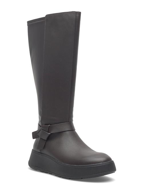 FitFlop | F-Mode Folded-Knot Flatform Tall Stretch Boots | 39