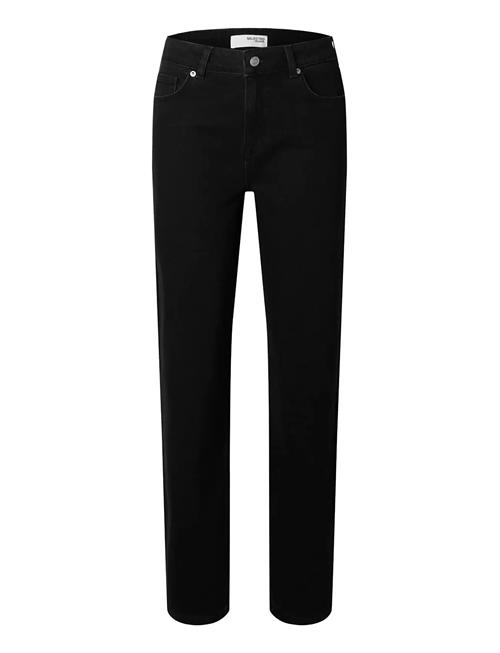 Selected | Slfalice Mw Straight Black Jeans Noos | 30 x 32