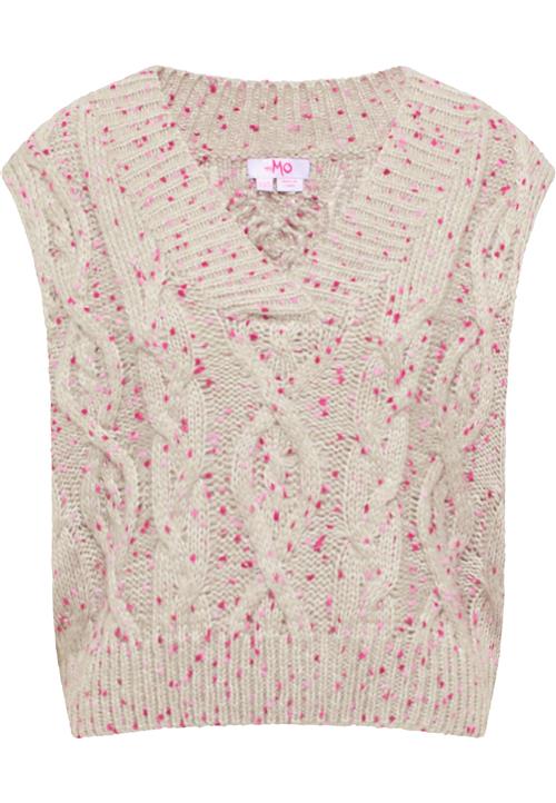 MYMO Pullover  lysegrå / pink