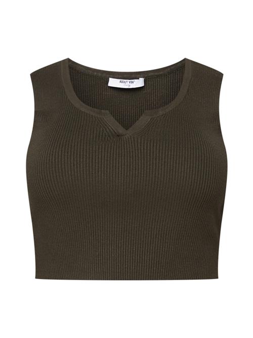 ABOUT YOU Curvy Sticktop 'Line'  khaki