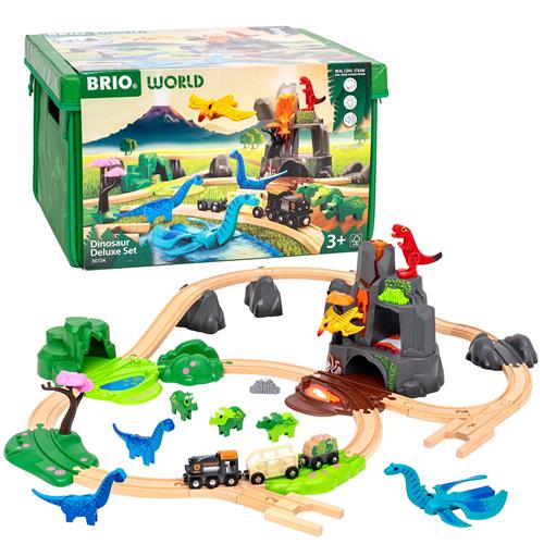 BRIO Dinosaur Deluxe-sæt Multicolor  Multicolor One Size  Grøn  One Size 3+ Years unisex