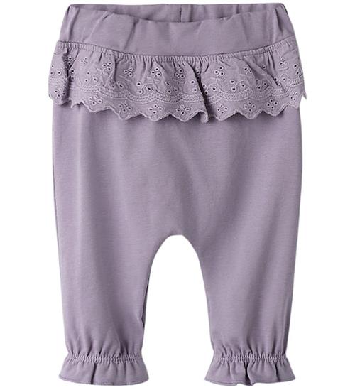 Name It Bukser - NbfTroja - Lavender Gray