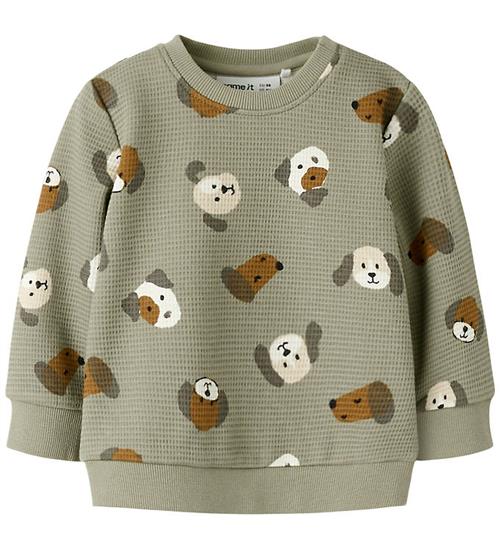 Name It Sweatshirt - Vaflet - NbmTimm - Shadow m. Print