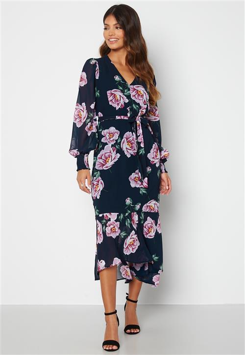 Happy Holly Danessa midi Puff Sleeve Dress