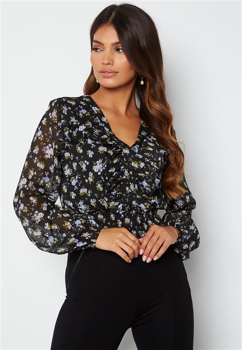 BUBBLEROOM Minty flounce blouse