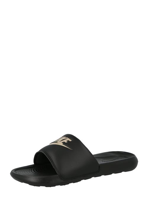 Nike Sportswear Pantoletter 'Victori One'  guld / sort