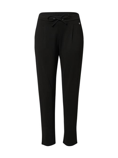 Fransa Bukser med lægfolder 'FRZastretch'  sort