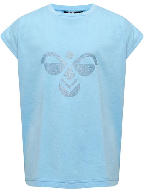 Hummel Bluser & t-shirts  lyseblå / sølvgrå