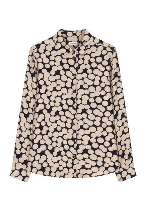 SEIDENSTICKER Bluse  beige / mørkeblå