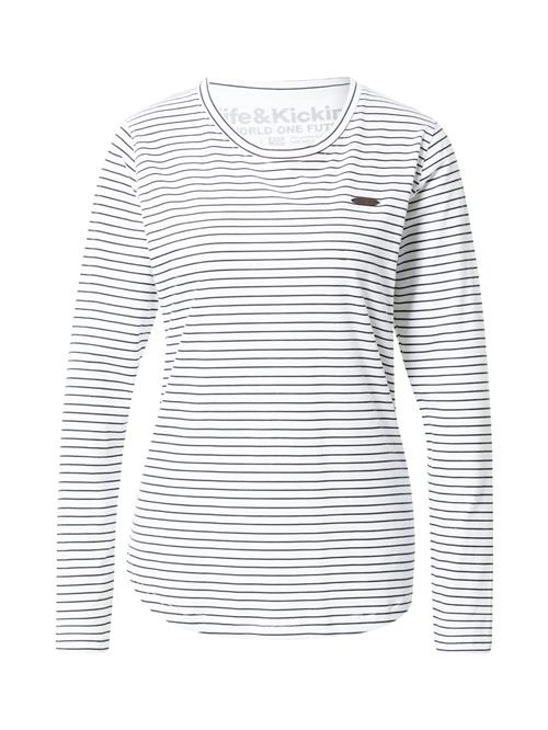 alife & kickin Shirts 'LeaAK Z'  sort / hvid