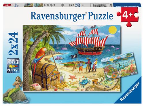 Ravensburger Pirater Og Havfruer Multicolor  Multicolor One Size  Blå  One Size 4 Y+ unisex