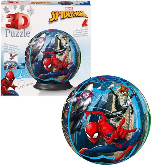 Ravensburger Spiderman Puslespil-bold Multicolor  Multicolor One Size  Rød  One Size 6 Y+ unisex