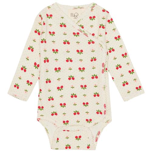 Flöss Sofia Baby Body Soft White Berry 80 cm  Hvid  80 cm  kvinde