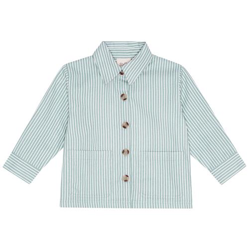 Flöss Birk Overshirt Misty Blue Cloud 98 cm  Blå  98 cm  mand