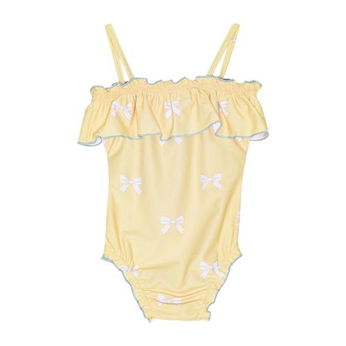 Flöss Emily Badedragt Yellow Bow 104cm  Gul  104 cm  kvinde