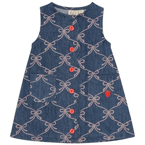 Flöss Ellinor Kjole Soft Pink 122 cm  Blå  122 cm  kvinde