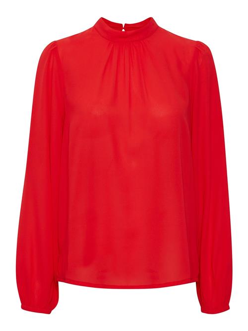 ICHI Bluse 'Celllani'  orangerød