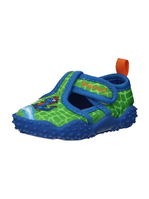 PLAYSHOES Åbne sko 'Dino'  blå / grøn / mint / orange