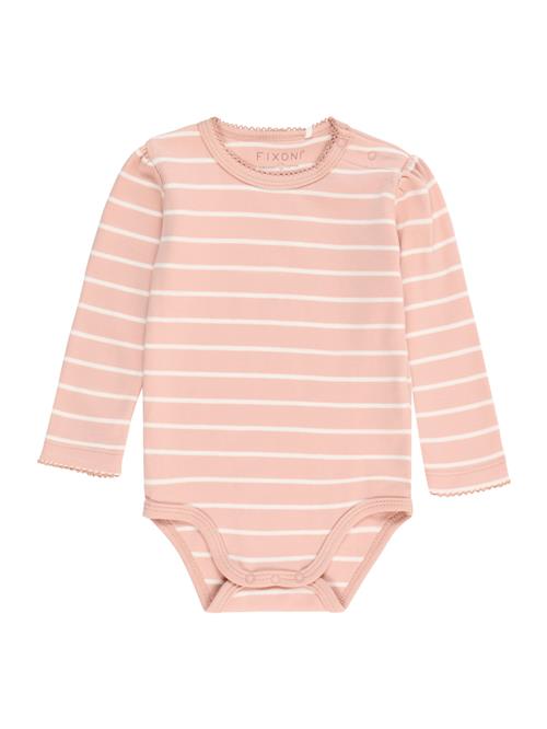 Fixoni Sparkedragt/Body  lyserød / hvid