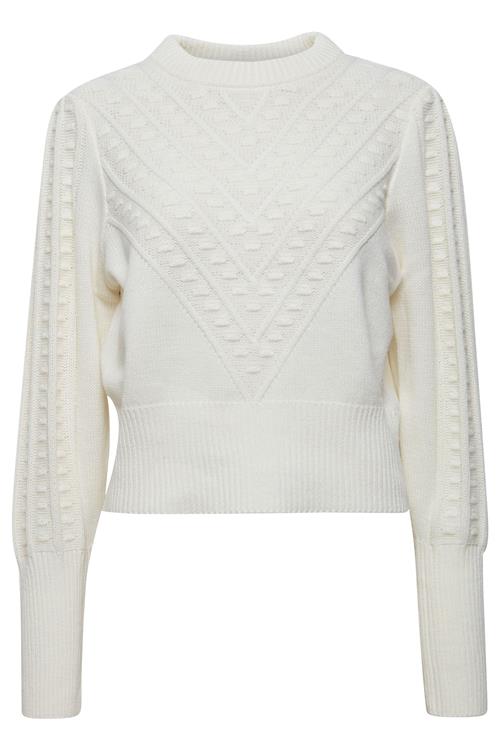 PULZ Jeans Pullover 'Pzamy'  naturhvid