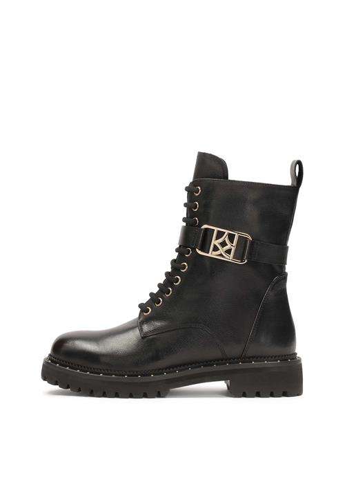 Kazar Snørestøvletter  sort