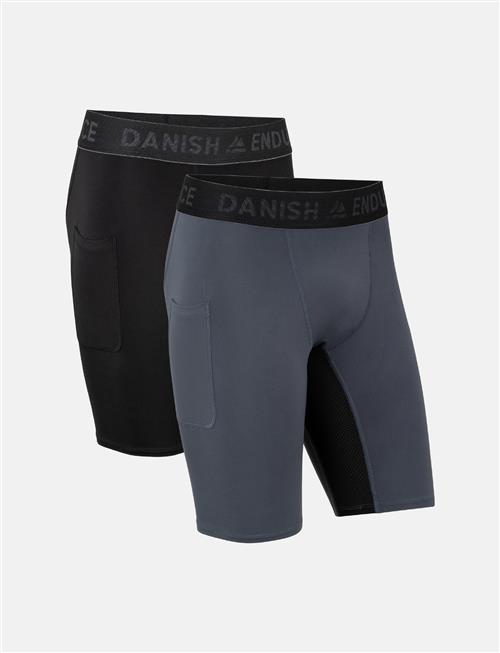 Danish Endurance | Power Compression Shorts (Men) 2-Pack | M
