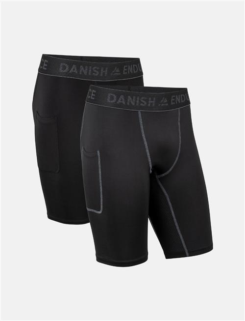Danish Endurance | Power Compression Shorts (Men) 2-Pack | M
