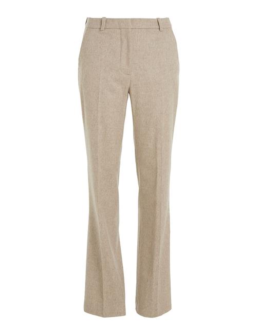 Calvin Klein | Flannel Wool Slim Straight Pants | 34