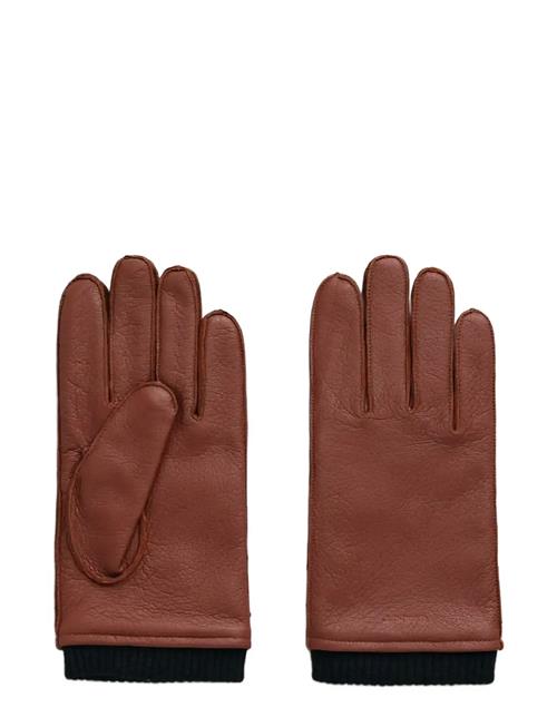 GANT | Cashmere Lined Leather Gloves | M