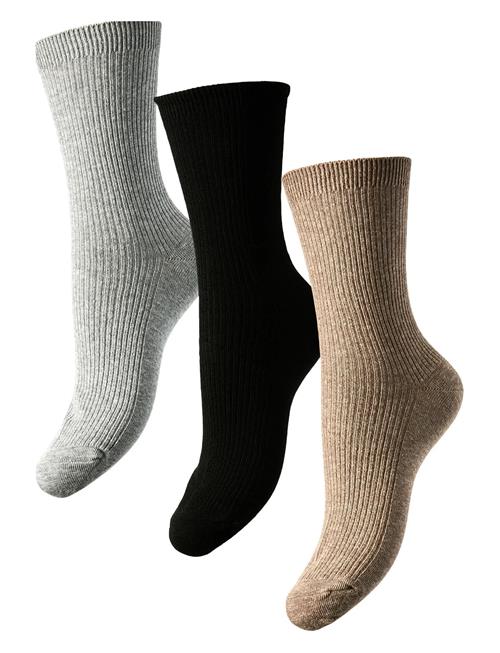 Pieces | Pcmarta 3 Pack Socks Noos Bc | ONE SIZE