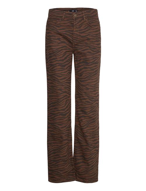 Mango | Zebra-Print Straight-Fit Jeans | 42