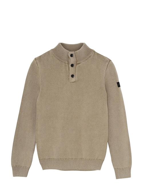 Indian Blue Jeans | Knitted Col Buttons Washed | 152