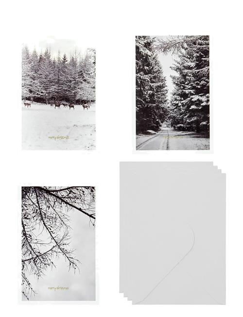 house doctor | Lykønskningskort, Hdwinter W. Envelope, Hvid | 16.5X11.5X1CM