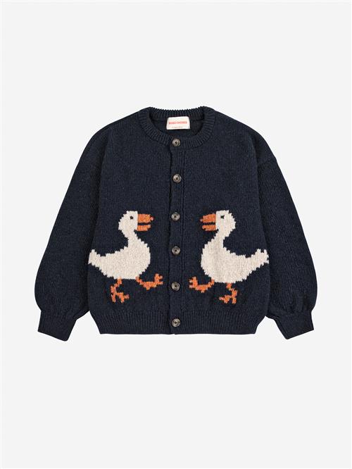 Bobo Choses La Oca Cardigan Navy Blue  Navy Blue 2-3 Years  Blå  2-3 år  mand