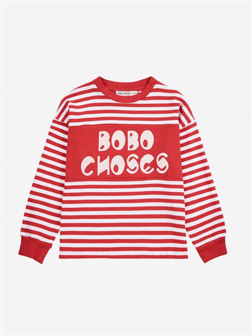 Bobo Choses Bobo Choses Stripes Langærmet T-shirt Red  Red 2-3 Years  Rød  2-3 år  mand