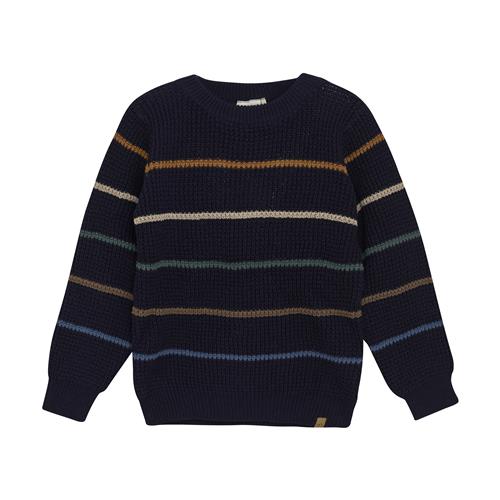 Minymo Strikket Sweater Parisian Night  134 cm    134 cm  mand